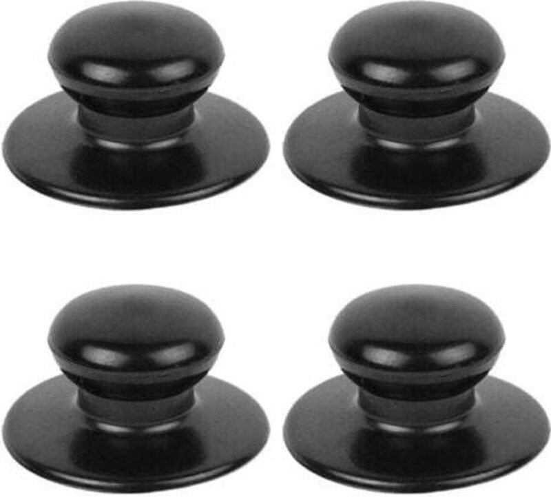 Set mit 4 Topfdeckelknöpfen, universelle Ersatzknöpfe für Kochgeschirrdeckel, Glaskesseldeckel, Glastopfdeckel, Griffe
