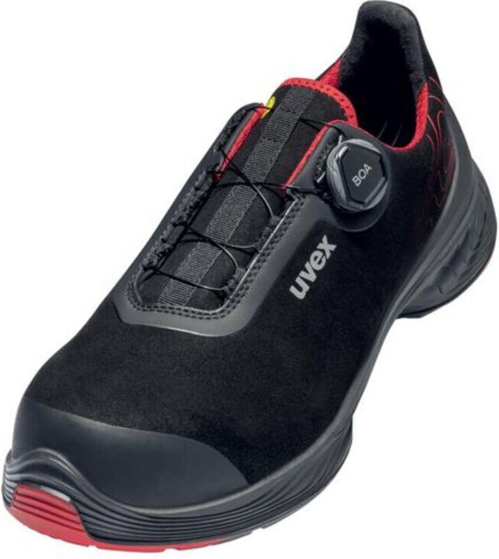 Uvex Sicherheitshalbschuhe S3 SRC uvex 1 G2 mit BOA Fit System, uvex xenova Kunststoffkappe, Weite 11, Größe 47