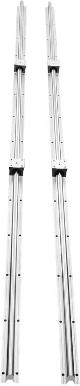 Linearführungsschienen Set, SBR20 1800mm, 2x 70.9' SBR20 Schienen & 4x SBR20UU Blöcke, Linearlager Kit für cnc Router & ...