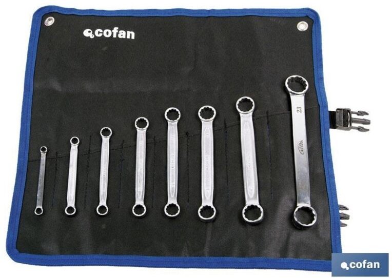 Satz mit 8 flachen Sternschlüsseln