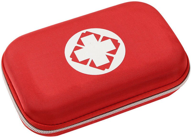 Leerer Erste-Hilfe-Kasten, Mini-Medizinbox, komplett für Auto, Reisen, Büro, Wandern, Sport, Zuhause, Geschäft (Rot, 1 S...