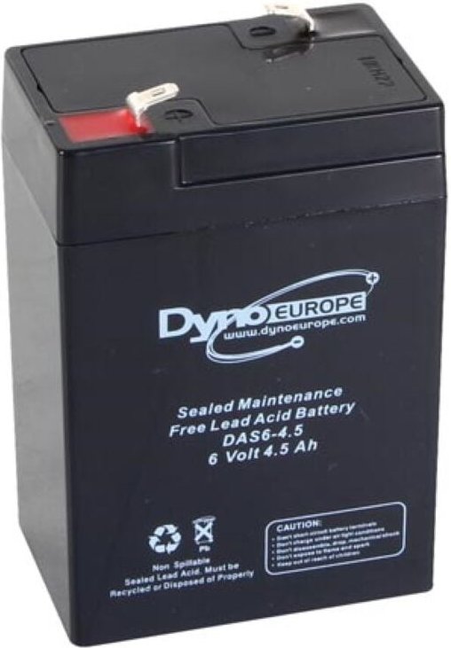 Perel - Dyno Europe bleiakku - 6 v - 4,5 Ah - 70 x 48 x 106 mm