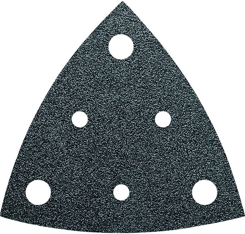 Schleifblätter Korn 40, 35 Stück (80 mm, gelocht, Korund-Schleifkärner) - Fein