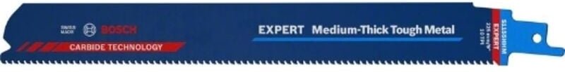 Expert Medium Thick Tough Metal s 1155 hhm Säbelsägeblatt 225 mm 10 Stk. ( 2608900376 ) Carbide Technology - Bosch