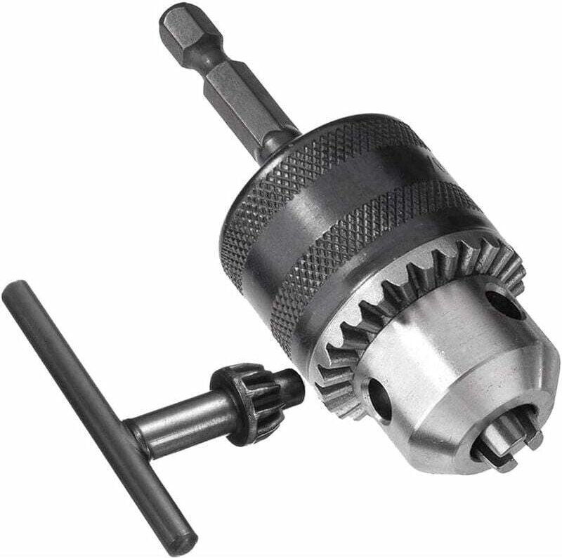 ZVD-1,5–13 mm, 6,35 mm Sechskantschaft, Schnellwechsel-Bohrfutteradapter, 1/2–20UNF Bohrfutterkonverter mit Bohrfuttersc...
