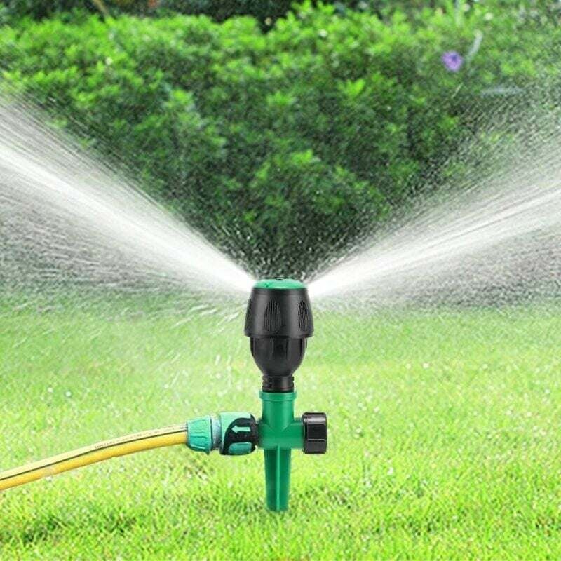 Gartensprinkler, Rasensprinkler 360° drehbarer Sprinkler für 4-7m große Flächenbewässerung, Sprinkler für Garten/Rasen/B...
