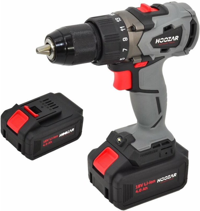 HOOZAR SCHRAUBENDREHER 18V 2x4,0Ah 60Nm CD60BL-M2