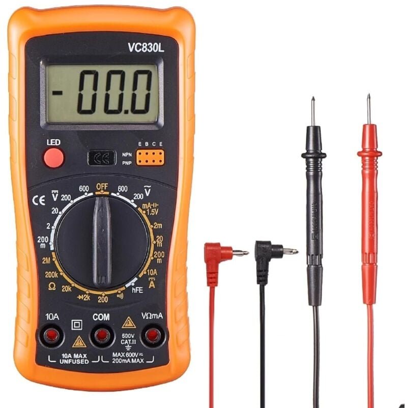 KZQ - Digitalmultimeter, Professioneller Elektrotester,Voltmeter/Widerstand/Kontinuität/Dioden gelten für Labore