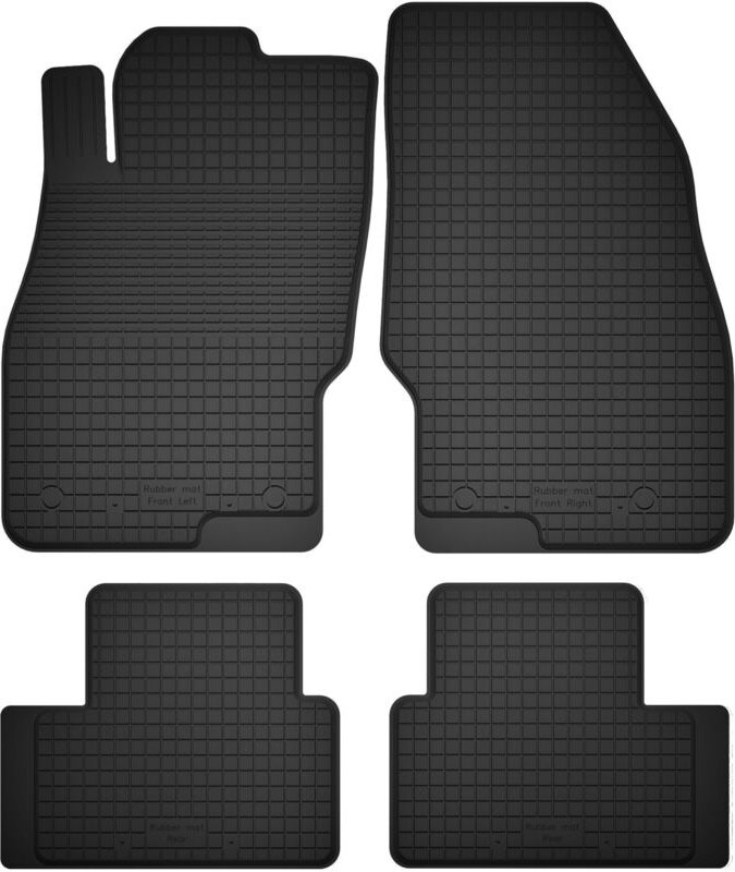 Gummi-Auto-Fußmatten, 4er-Set, universelle Passform: Jeep Patriot Off-Road (2006–2016)