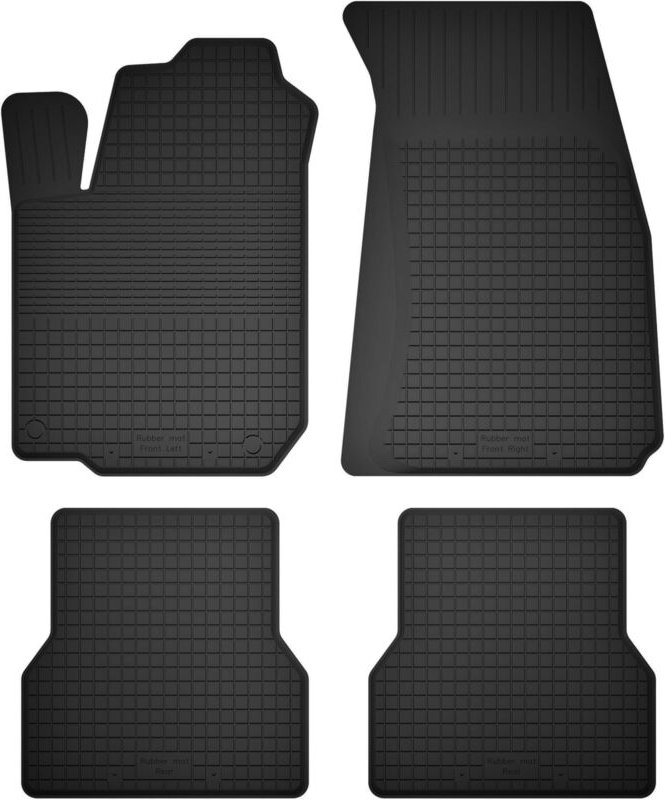 Gummi-Automatten, 4er-Set, Universalmodell: Volkswagen Golf I Cabrio (1979-1993)