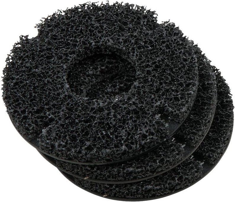 Ks Tools Ersatzscheiben-Satz für Radnabenschleifer ø 160 mm, Innen-Ø 75 mm, 3-tlg