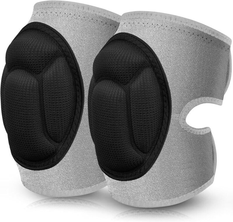 Knieschoner zum Schutz, Arbeitsknieschoner mit 20 mm Schaumstoffpolsterung, Sportknieschoner für Gartenarbeit, Joggen un...