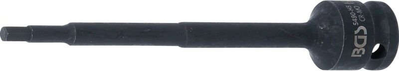 BGS 5490-H5 Kraft-Bit-Einsatz, Länge 150 mm, Antri eb Innenvierkant 12,5 mm (1/2"), Innensechskant 5