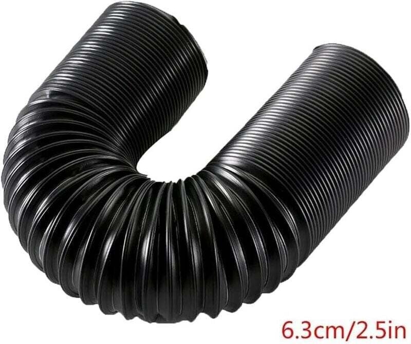 Universeller Kfz-Ansaugschlauch, 63 mm (2,5 Zoll) Innendurchmesser, flexible Verlängerung, die bis zu 1 Meter gedehnt we...
