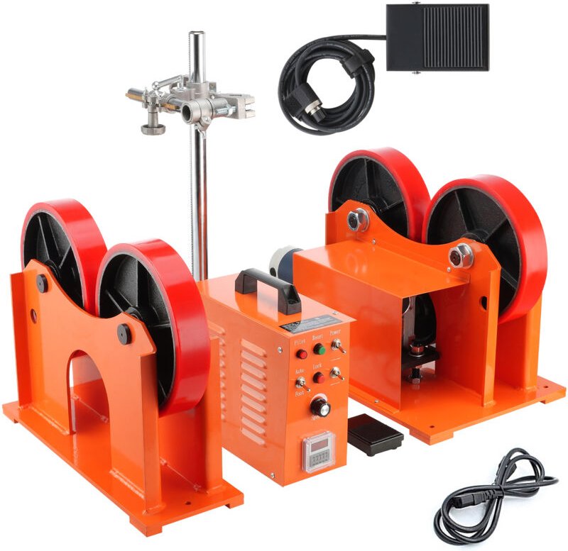 Morphron 110V Drehrollen-Verbindungsrolle-1000KG/2205LBS Belastungskapazität.Schweißpositionierer für Durchmesser von 25...