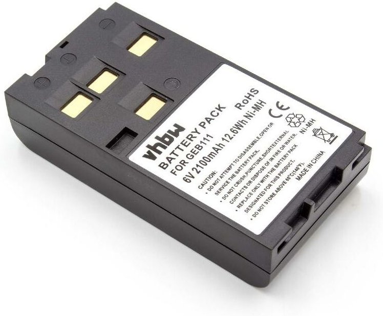 Vhbw - Akku kompatibel mit Leica TC805, TCR1102C, TCR402, TCR405, TCR405 Power, TCR406 Messgerät (2100 mAh, 6 v, NiMH)