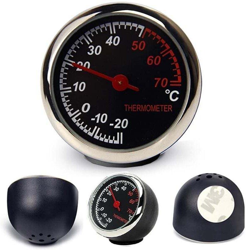 Autothermometer – Mechanischer Zeiger – Analog – Zählwerkzeug – Kratzfest – Hohe Transparenz und Langlebigkeit – Tempera...