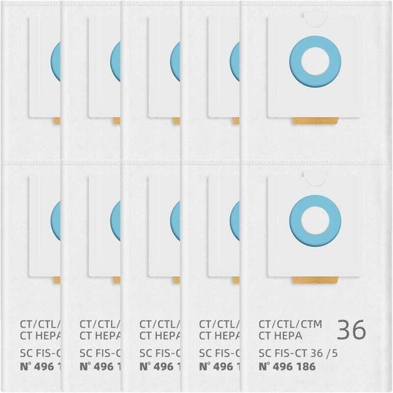 Staubsaugerbeutel 496186 für Festool Selfclean CT 36 / CTM 36 E / CTL 36 E CLEANTEC Serie, großvolumige mobile Staubsaug...