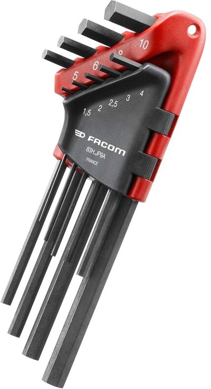 Facom 83SH.JPAA Stiftschluessel lang Kugelkopf, 9-tlg