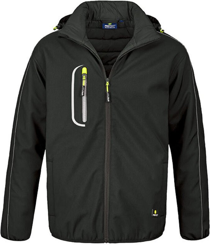 Winter-Softshelljacke KNOXVILLE schwarz Größe 3XL