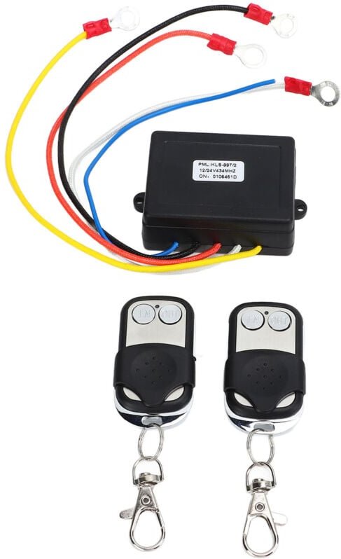 Ej.Life 12 V 24 V Funk-Seilwinden-Fernschalter-Empfänger-Kit