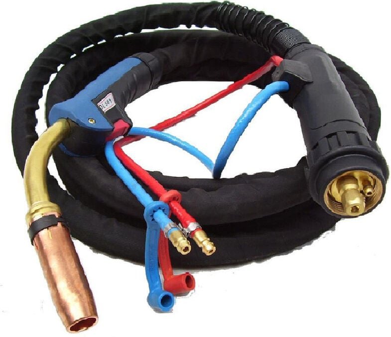 Schweißbrenner MB501 4 Meter wassergekühlt MIG MAG Brenner 550A Schlauchpaket Schutzgas