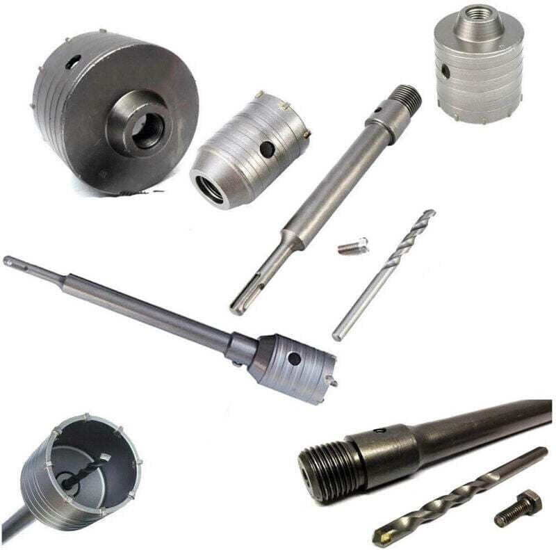 Wandschneider-Bohrer, 30 mm bis 130 mm, + 35 cm SDS-Plus-Schaft – 35 mm - Ymyny