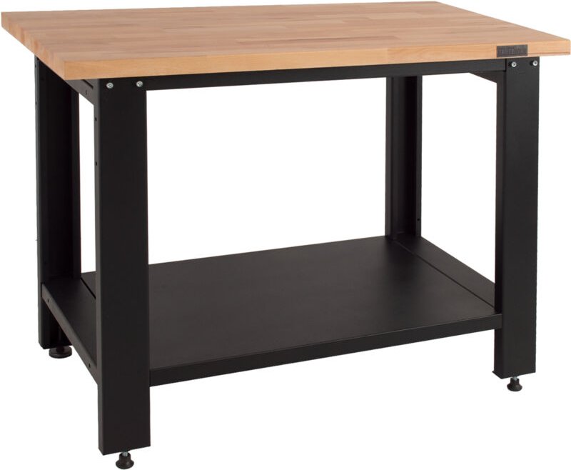 Werkbank Profiline xl freistehend modular ca.1,7 m robust Stahl Holz Werkstatttisch Schranksystem