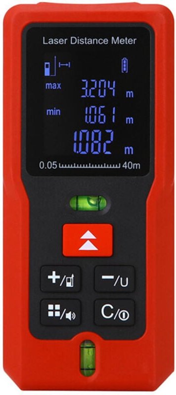 S40 Mini-Infrarot-Entfernungsmesser, elektronisch, für die Inneneinrichtung, 0,05–40 m
