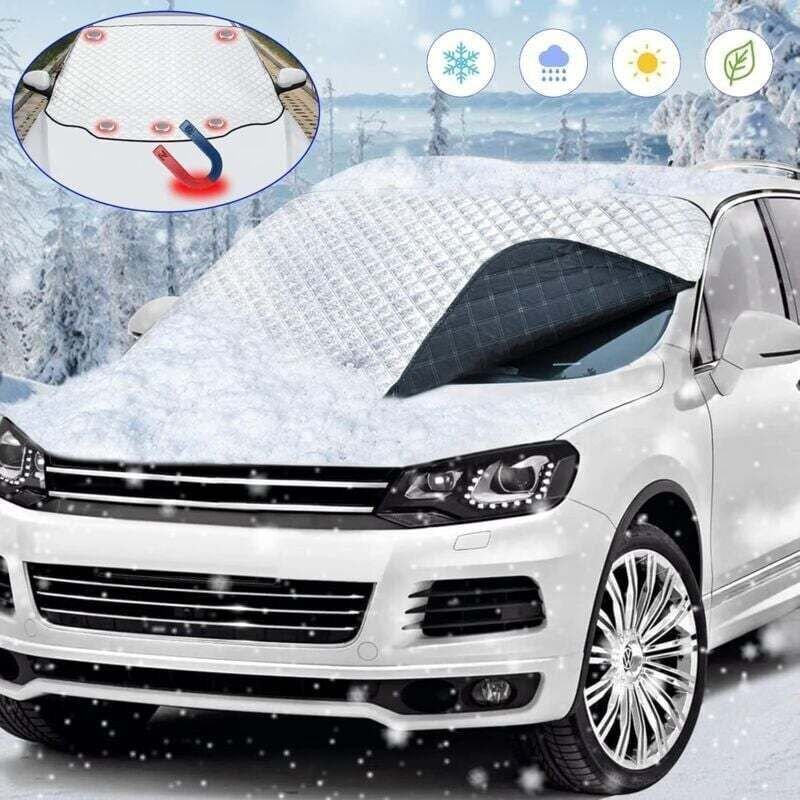 Windschutzscheiben-Frostschutz, magnetische Windschutzscheiben-Frostabdeckung, universelle Auto-Windschutzscheibenabdeck...