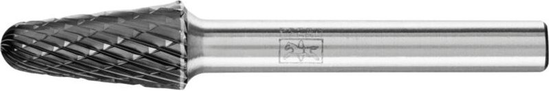 PFERD Hartmetall Hochleistungsfrässtift Rundbogen KEL Ø 10x20mm Schaft-Ø 6 mm Z3P HICOAT universal