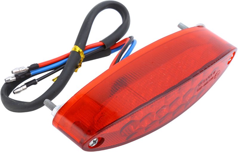 Yosoo 23 LED rotes Brems- und Rücklicht für Motorräder, wasserdicht, Custom Dual Sport Bike, funktioniert mit jeder 12V ...