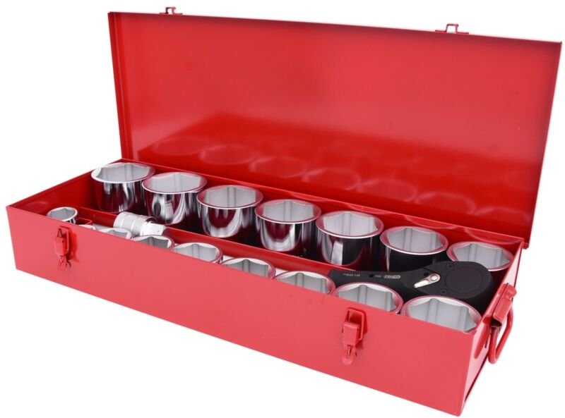 Ks Tools 1 Steckschlüssel-Satz, 6-kant, 21-tlg.