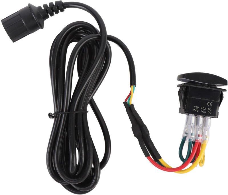 Wakects 10 Fuß Seilwinden-Handsteuerungs-Verlängerungskabel, Wippschalter für Offroad-UTV-Fahrzeuge, universelle Kompati...