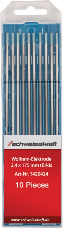 Schweißkraft Wolframelektroden WR 2 türkis / 1,0 x 175 mm, 1420410