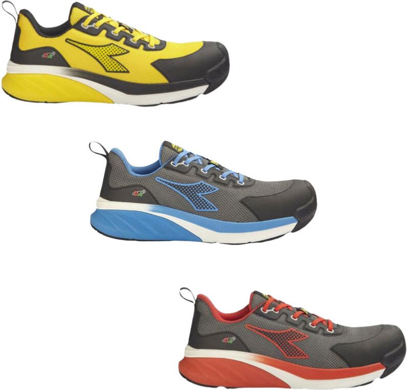 Diadora Vortex DA2 Low S1PS SC SR HRO ESD-Sicherheitsschuhe - 42 EU - Gelb