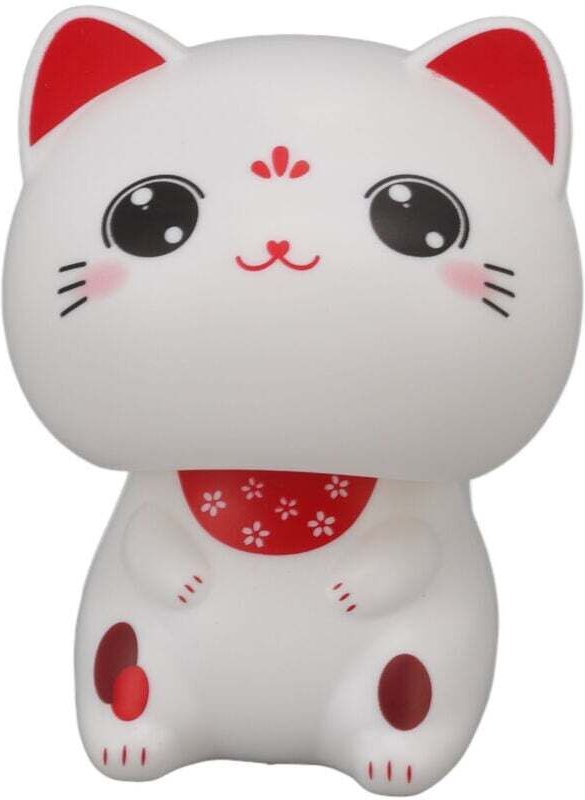 Vtizikl Statue Lampe solaire, Mini Chat Porte-Bonheur à énergie Solaire, Tableau de Bord de Voiture