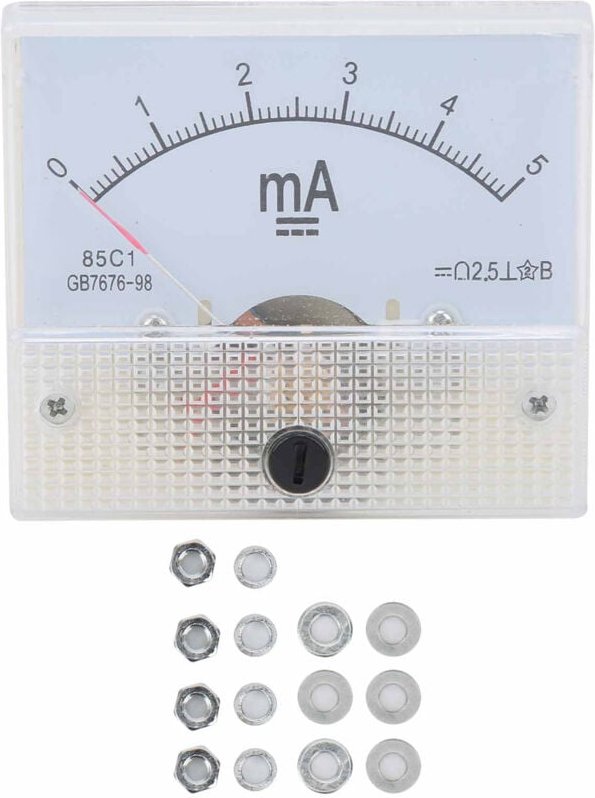 Eosnow DC 0-5MA Zeiger Strom Panel Meter Messgeräte Amperemeter Tester Messgerät