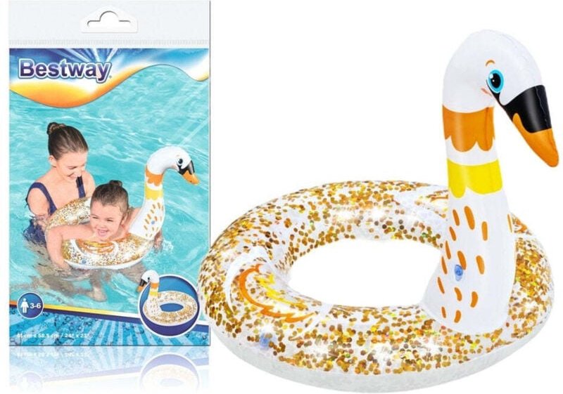 Colorful 61cm Inflatable Beach Wheel for Kids, Ages 3-6