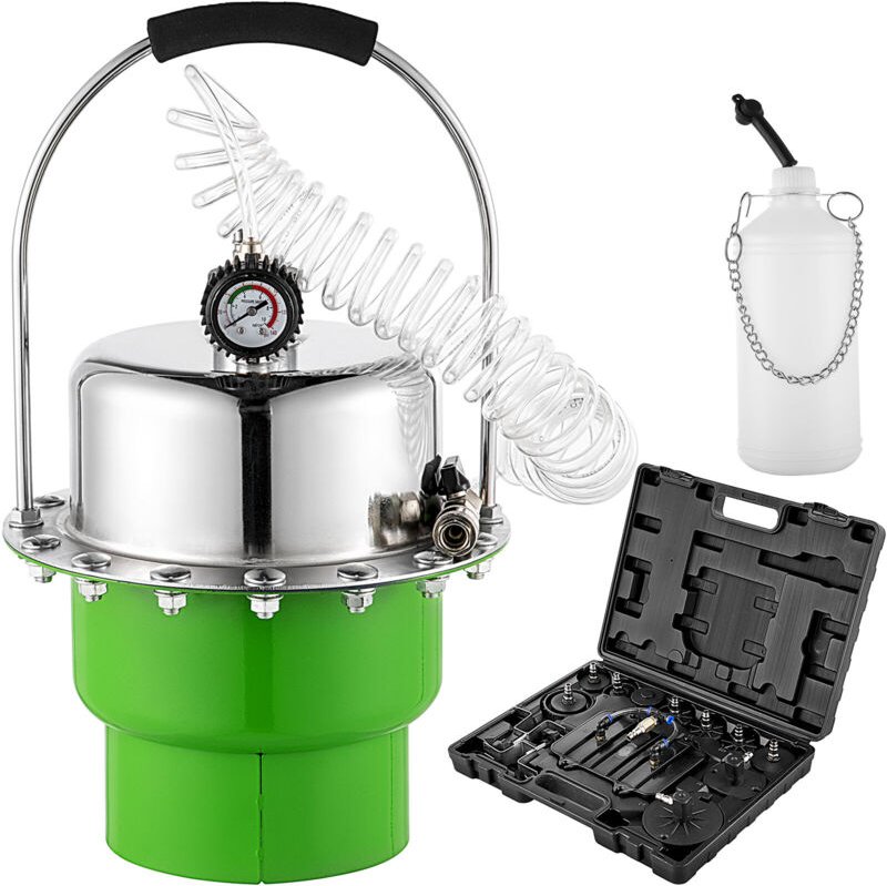 5L Bremsenentlüftungsgerät 0-10 Bar, Pneumatischer Druckluft Bremsenentlüfter 1,3 g, Bremsenentlüfter Druckluft Bremsene...