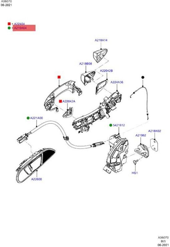 TüRverriegelungsbetäTiger Vorne in der Mitte CN15-A219A65-FC für Ecosport 2013-2020 TüRverriegelungsstifte Luke CN15A219...