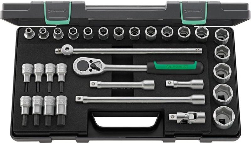 Steckschl.-Grt. 1/2' 31tlg. 52/54/25/6 kn - Stahlwille