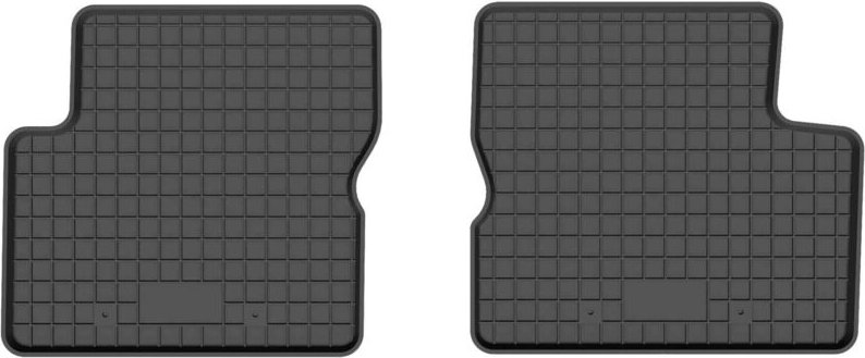 Gummimatten hinten (2 Stück), Universalmodell, passende Modelle: Fiat 500 FL Hatchback (2013-2019)