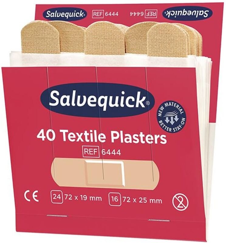 Textilpflaster ref 6444 zu Spender - 240 Stück - Cederroth