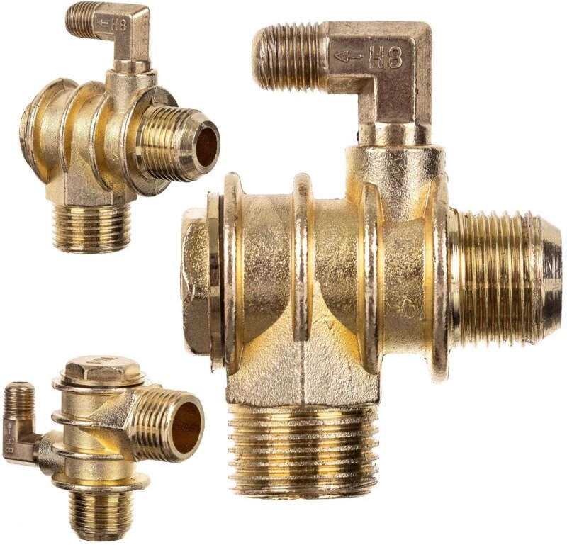 Rückschlagventil Für Kompressor 1/2"" 3/4"" Mit Entlüftungsmetall