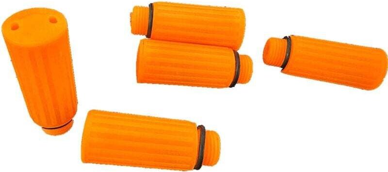 Thumbnail - Packung mit 5 gelben 15,5-mm-Entlüftungsstopfen für Luftkompressorpumpe