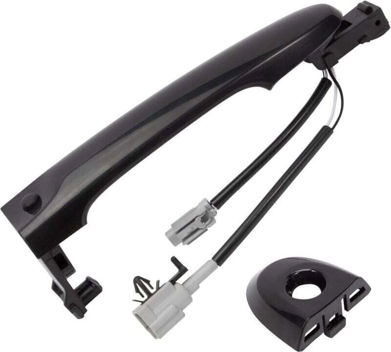 Türgriff außen links vorne, Fahrerseite, passend für Nissan Juke F15 (2010–2022), Schwarz, Teilenummer: 80644-1FA5A, 806...