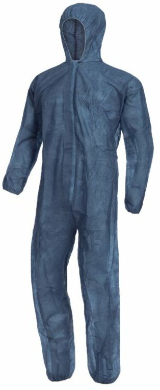 Einweg Overall Größe xl mit Kapuze, Typ 40 extra dick - Ulith