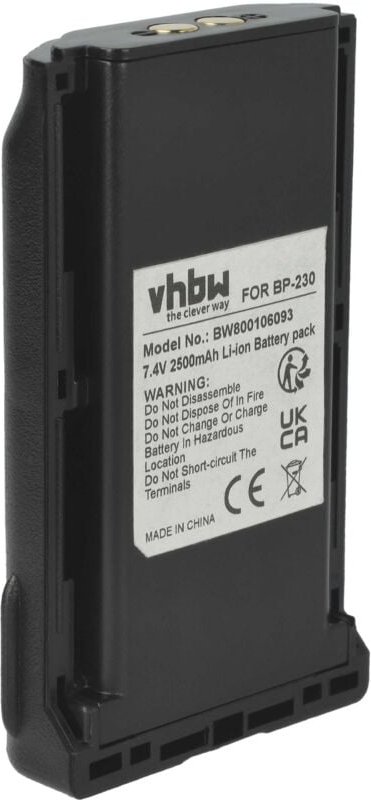 Vhbw - 1x Akku kompatibel mit Icom IC-F15S, IC-F14S, IC-A14S, IC-F15, IC-F14, IC-A14, IC-4011 Funkgerät, Walkie Talkie (...