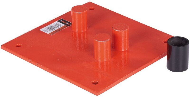 Stahlordnerplatte mit Reduzierungen und Löchern zum Befestigen des Brixo -Zählers - 20x25 cm